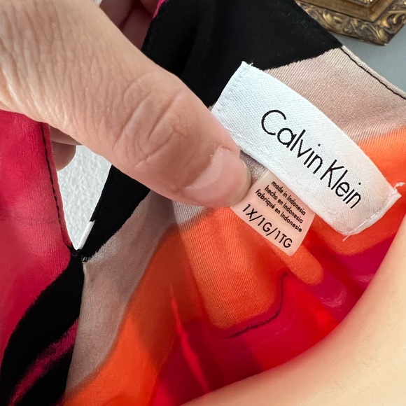 Calvin Klein Multicolor Print  career tank Top - Picture 5 of 5